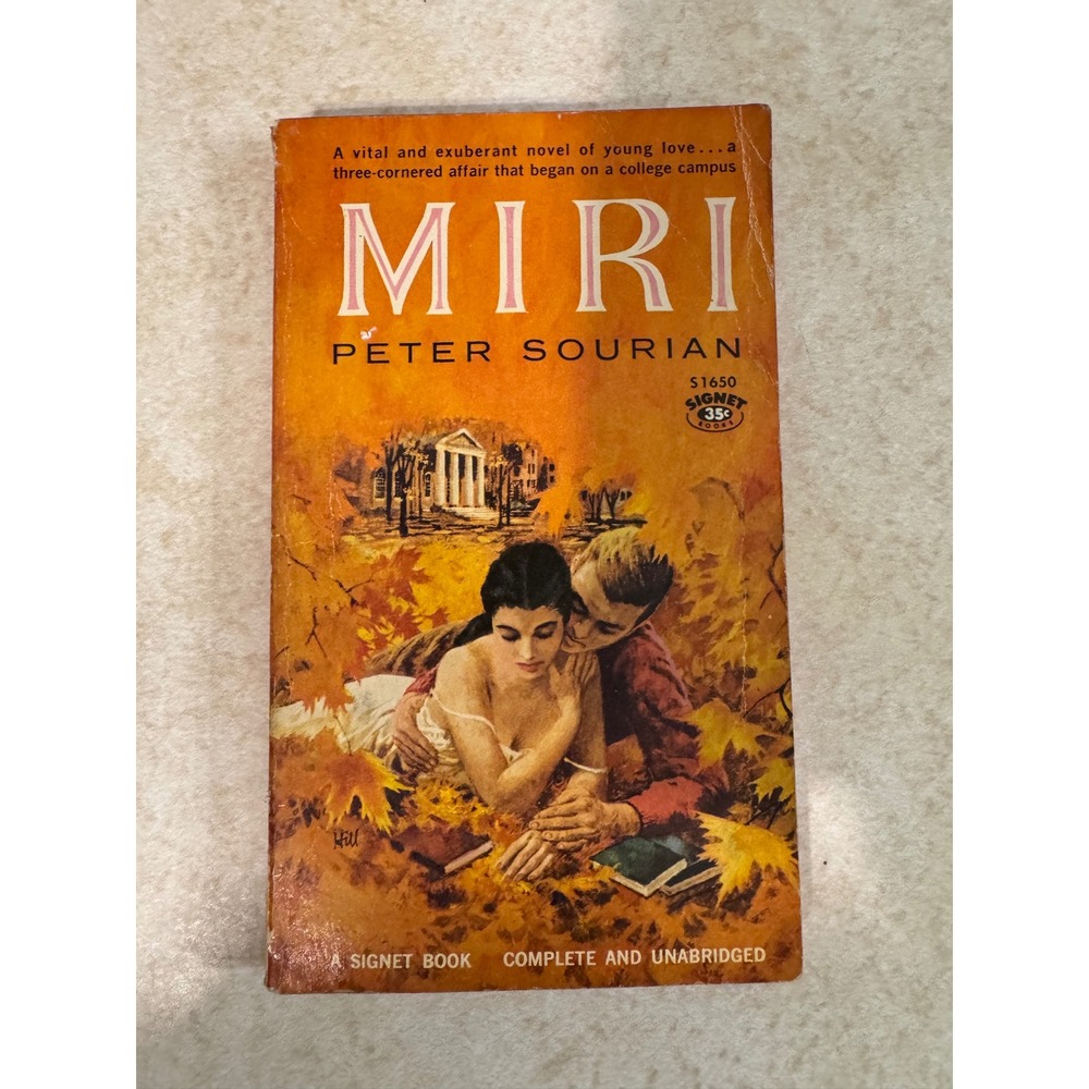 Miri Peter Sourian Vintage 1959 Signet Paperback First Printing S1650 Fiction